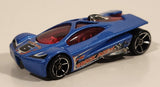 2006 Hot Wheels Track Aces Sling Shot Blue Die Cast Toy Car Vehicle