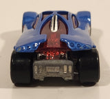 2006 Hot Wheels Track Aces Sling Shot Blue Die Cast Toy Car Vehicle