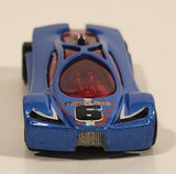 2006 Hot Wheels Track Aces Sling Shot Blue Die Cast Toy Car Vehicle