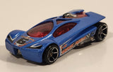 2006 Hot Wheels Track Aces Sling Shot Blue Die Cast Toy Car Vehicle