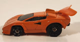 2004 Hot Wheels First Editions Tooned Lamborghini Countach Orange Die Cast Toy Exotic Super Car Vehicle
