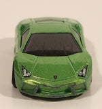 2010 Hot Wheels Lamborghini Reventon Pearl Green Die Cast Toy Car Vehicle