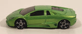 2010 Hot Wheels Lamborghini Reventon Pearl Green Die Cast Toy Car Vehicle