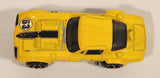 2010 Hot Wheels Faster Than Ever Corvette Grand Sport Yellow Die Cast Toy Car Vehicle