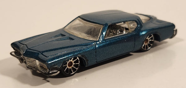 2005 Hot Wheels First Editions: Realistix: 1971 Buick Riviera Metalflake Green Die Cast Toy Car Vehicle
