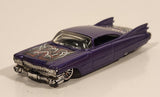 2005 Hot Wheels Pin Hedz '59 Custom Cadillac Metallic Purple Die Cast Toy Classic Car Vehicle