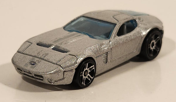 2005 Hot Wheels 2005 First Editions: Realistix Ford Shelby GR-1 Concept Silver Die Cast Toy Car Vehicle