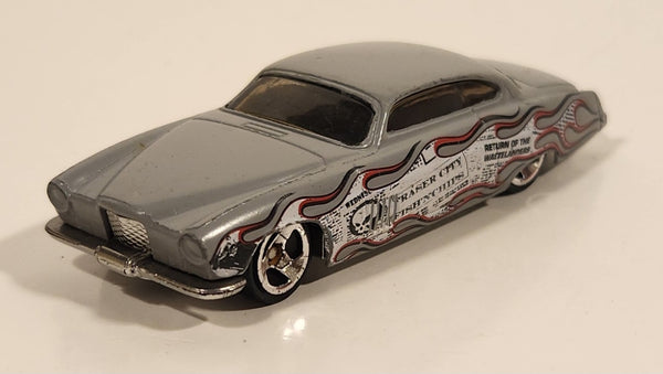 2005 Hot Wheels Fish'd & Chip'd Flat Grey Die Cast Toy Car Vehicle