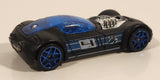 2005 Hot Wheels Black Tops Ballistik Black Die Cast Toy Car Vehicle