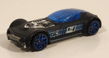 2005 Hot Wheels Black Tops Ballistik Black Die Cast Toy Car Vehicle
