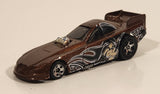 2005 Hot Wheels Wild Cats Mustang Funny Car Metallic Brown Die Cast Toy Race Car Vehicle with Lifting Body