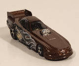 2005 Hot Wheels Wild Cats Mustang Funny Car Metallic Brown Die Cast Toy Race Car Vehicle with Lifting Body