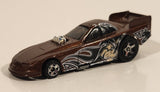 2005 Hot Wheels Wild Cats Mustang Funny Car Metallic Brown Die Cast Toy Race Car Vehicle with Lifting Body