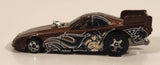 2005 Hot Wheels Wild Cats Mustang Funny Car Metallic Brown Die Cast Toy Race Car Vehicle with Lifting Body