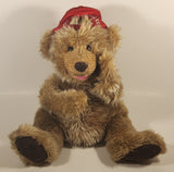Teddy Trash Talker Brown Teddy Bear with Red Hat Talking 10" Stuffed Plush Toy