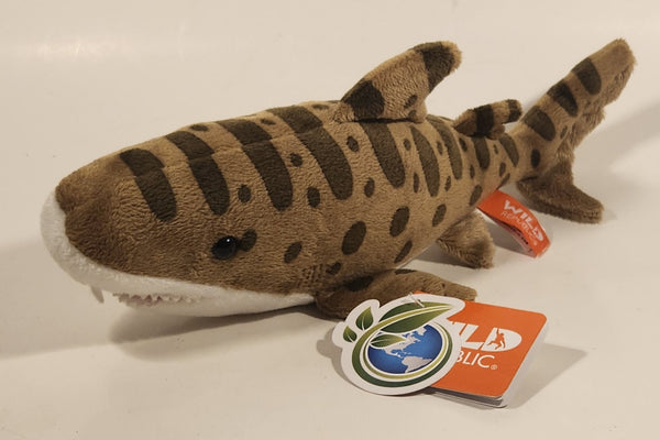 2019 K & M International Wild Republic Sea Critters Leopard Shark 11" Stuffed Plush Toy with Tags