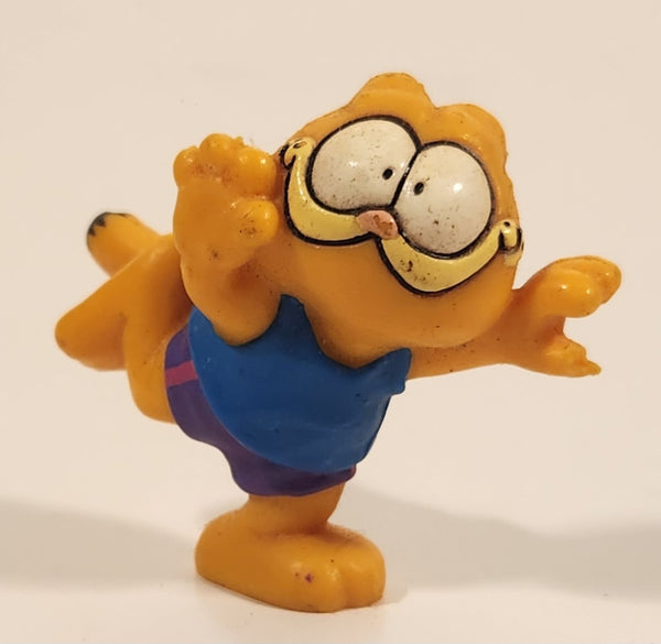1989 McDonald's Garfield Scooter Rider 2" Tall PVC Toy Figure