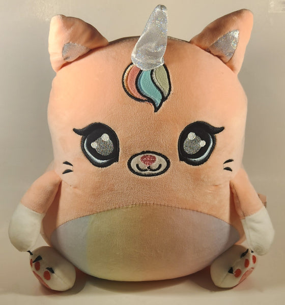 Urban Kids Pink and Rainbow Unicorn 14" Stuffed Plush Toy