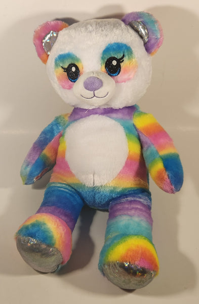 Build A Bear Rainbow Bear 16" Stuffed Plush Toy