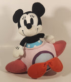 Disney Sega Prize Plush Riding Series Minnie Mouse in Pink Airplane 10" Stuffed Plush Toy