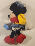 Disney Minnie Mouse in School Uniform Wearing Backpack Holding Lunch Bag 18" Stuffed Plush Toy