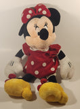 Disney Hoop Retail Stores Minnie Mouse Polka Dot Dress 18" Stuffed Plush Toy