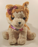 Mattel Just Play Barbie Barking Panting Puppy Dog 12" Interactive Stuffed Plush Toy with Light Up Nose