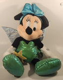 Disneyland Resort Walt Disney World Minnie Mouse Fairy Green Dress with Wand 18" Stuffed Plush Toy