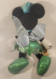 Disneyland Resort Walt Disney World Minnie Mouse Fairy Green Dress with Wand 18" Stuffed Plush Toy