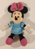 Dan-D-Pak Disney Minnie Mouse Teal Blue Dress 8 1/2" Stuffed Plush Toy