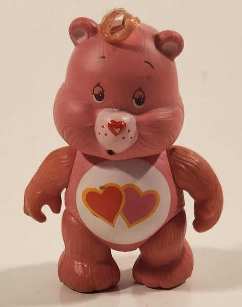 AGC Care Bears Love-A-Lot Bear Pink 3 1/2" Articulated PVC Toy Figure