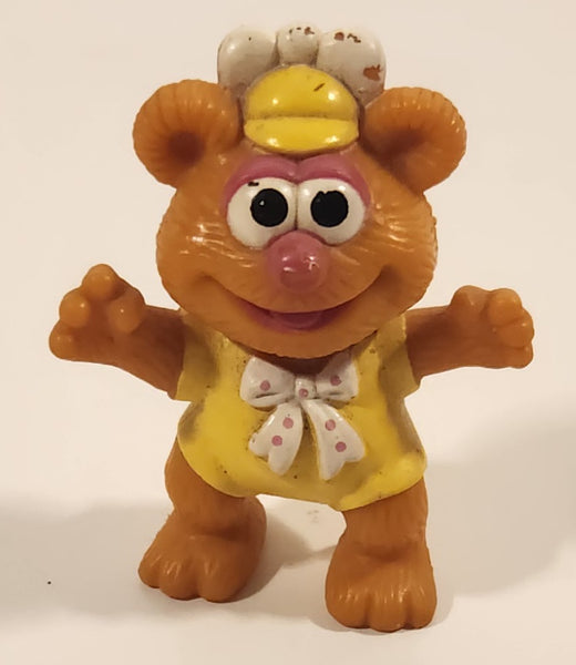 1986 HA! The Muppets Baby Fozzie Bear Standing 2" PVC Toy Figure