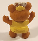 1986 HA! The Muppets Baby Fozzie Bear Standing 2" PVC Toy Figure