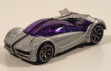 2005 McDonald's Hot Wheels AcceleRacers Iridium Silver Die Cast Toy Car Vehicle