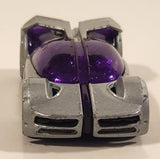 2005 McDonald's Hot Wheels AcceleRacers Iridium Silver Die Cast Toy Car Vehicle