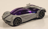 2005 McDonald's Hot Wheels AcceleRacers Iridium Silver Die Cast Toy Car Vehicle