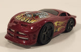 2005 Hot Wheels Asphalt Jungle Dodge Neon Hardnoze Red Die Cast Toy Car Vehicle