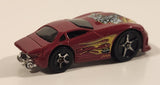 2005 Hot Wheels Asphalt Jungle Dodge Neon Hardnoze Red Die Cast Toy Car Vehicle