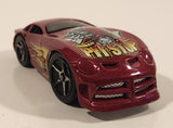 2005 Hot Wheels Asphalt Jungle Dodge Neon Hardnoze Red Die Cast Toy Car Vehicle