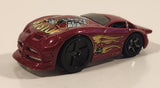 2005 Hot Wheels Asphalt Jungle Dodge Neon Hardnoze Red Die Cast Toy Car Vehicle