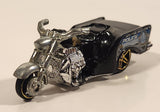 2012 Hot Wheels HW City Works Boss Hoss Motorcycle Black Die Cast Toy Car Vehicle