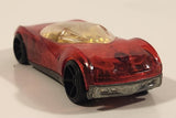 2009 Hot Wheels Racing Rigs Phastasm Transparent Red Die Cast Toy Car Vehicle