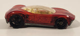 2009 Hot Wheels Racing Rigs Phastasm Transparent Red Die Cast Toy Car Vehicle