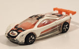 2004 Hot Wheels Track Aces HW Prototype 12 White Die Cast Toy Car Vehicle