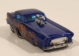2005 Hot Wheels Wild Cats Metrorail 1950s Nash Metropolitan Blue Die Cast Toy Car Vehicle