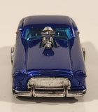 2005 Hot Wheels Wild Cats Metrorail 1950s Nash Metropolitan Blue Die Cast Toy Car Vehicle