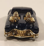 2004 Hot Wheels Demonition Evil Twin Dark Blue Die Cast Toy Car Vehicle