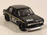 2009 Hot Wheels Datsun Bluebird 510 Black Die Cast Toy Car Vehicle