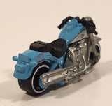 2014 Hot Wheels HW Workshop: HW Garage H-D Harley Davidson Fat Boy Motorcycle Turquoise Die Cast Toy Car Vehicle