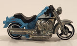 2014 Hot Wheels HW Workshop: HW Garage H-D Harley Davidson Fat Boy Motorcycle Turquoise Die Cast Toy Car Vehicle